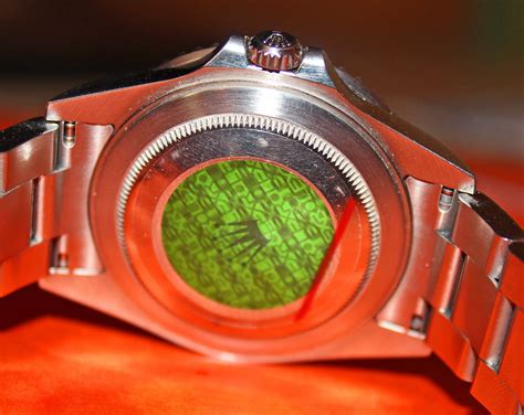 does rolex have a green box stamp|Rolex hologram green sticker.